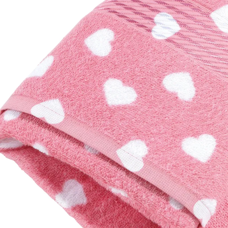 Toalha Rosto Dohler Prisma Love Rosa